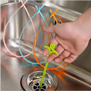 51cm Hair Stoppers Sink Pipe Drain Cleaner Anti-blocking Pipeline Hair Cleaning Removal Pipe Unblocker Shower Accessories