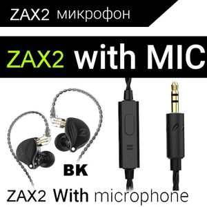 Qkz ZAX2 Zex Pro 1 Dynamische In Ear Monitor Oordopjes Afneembare Kabel Hoofdtelefoon Noice Cancelling Sport Game Headset