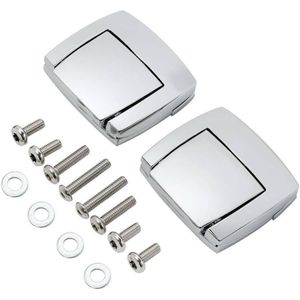 Tcmt Motorfiets 2 Stuks Chrome Scheermes Koning Kofferbak Vergrendelingen Voor Harley Tour Pak Touring Electra Glide Ultra 1980 flhx Fltr