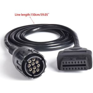 Ohp 10 Tot 16 Pin Obd Diagnose Scanner Adapter Voor Bmw Motorfietsen Icom D Kabel