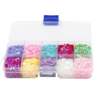 Lucia Ambachten Gemengde 10/12/24 Kleuren Vlok Confetti Regenboog Cup Sequin Paillette Voor Bruiloft Diy Nail Art Decor D0204