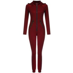 Lange mouwen Hoodie Rits Jumpsuit Voor Vrouwen Kleding Herfst Winter Vrouwen Rompertjes Rits Hals Warm Streetwear Dames Jumpsuits