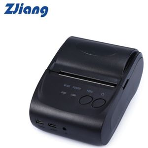 ZJiang ZJ-5802LD Mini Bluetooth Poort Thermische Printer 58mm Hoge Snelheid Clear Thermische Printer Voor Supermarkt Hotel