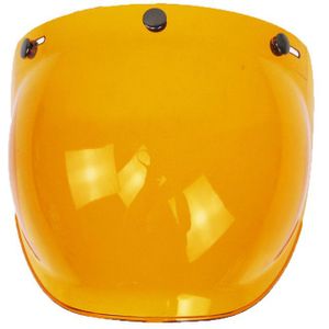 Professionele motorfiets bubble shield Vintage helm DIY glas 3 pin gesp helm competiable multicolor beschikbaar