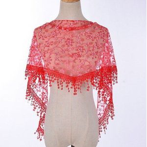 Vrouwen Bridal Korte Shrugs Bolero Elegante Bloem Zomer Bruiloft Jas Cape Wraps Sjaal Katholieke Sluier Wit Zwart Ivoor