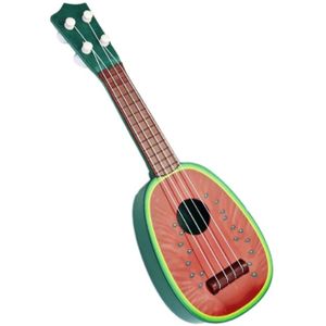 Baby Kinderen Educatief Muziekinstrument Speelgoed Gitaar Fruit Gitaar Mini Kan Spelen Ukulele Watermeloen