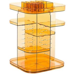 Mode 360 ° Rotatie Vierkante Make Organizer Borstel Houder Sieraden Make Cosmetische Opbergdoos Plank Sieraden Organizer Case