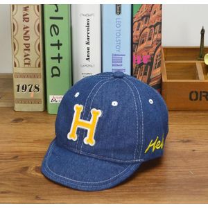 1Pc 3 Kleuren Geborduurde Hello H Baby Zomer Hoeden Voor Jongen Baseball Cap Verstelbare Omtrek 50Cm