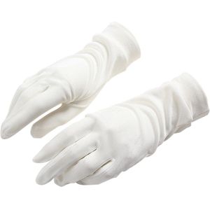 Zijde Gebreide Handschoenen Voor Vrouwen En Mannen Zomer Anti-Uv Dunne Gedeelte Unisex Elegante Ademend Slaap Hydraterende Handschoenen