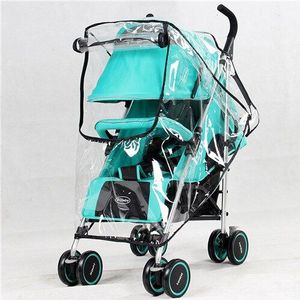 Pvc Universal Kinderwagen Accessoires Regenhoes Wind Dust Shield Kinderwagen Kinderwagens Waterdichte Bescherm Cover