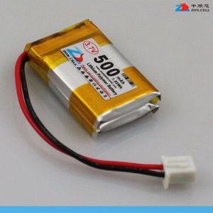 500mAh 402030*2 3.7V in polymeer batterij alarm recorder Oplaadbare Li-Ion Cel