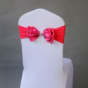 10 Stks/pak Sjerpen Leuke Verstelbare Bow Tie Lint Bands Decoratieve Accessoire Banquet Seat Decoratie Voor Bruiloft Stoel Sjerpen