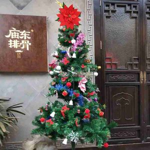 Grote Rode Bloem Kerstboom Top Hanger Kerst Ornamenten