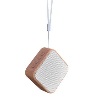 A70 Houtnerf Draagbare Draadloze Speaker Vintage Mini Bluetooth Luidspreker Met Mic Ondersteuning TF Card FM Radio Voor Mobiele Telefoon