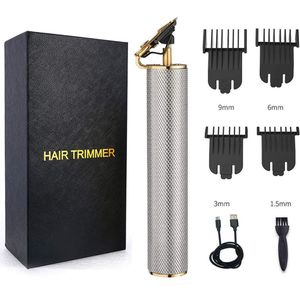 Kapper Baard Trimmer Scheerapparaat Scheerapparaat Voor Mannen Cordless 0Mm Tondeuse Oplaadbare Haar Snijmachine Scheren Scheermes