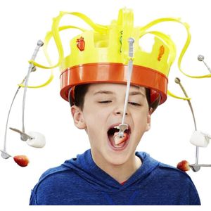 Party Crown Voedsel Hoed Lastig Speelgoed Chow Crown Game Party Grappige Hoed Voor Carnaval Volwassen En Kinderen Speelgoed Accessoires