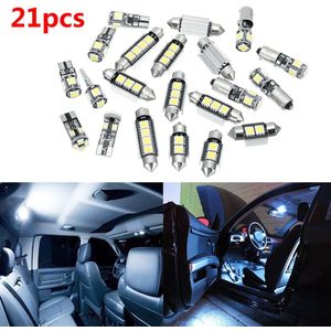 21Pcs Dc 12V 6000K Compatibel Led Licht 21 Lampen Lamp Onderdelen Vervanging Voor Bmw 5 Serie M5 e60 E61 2004 Accessoires