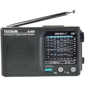 Ultra Dunne Pocket Draagbare Am/Fm/Sw 1-7 Volledige Band Halfgeleider Radio Ontvanger Rotary Vervanging Ac/Dc Dual-Purpose Radio