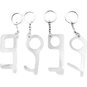 Mini Maat Portable Hygiëne Opening Handvat Hand Antimicrobiële Acryl Deur Opener