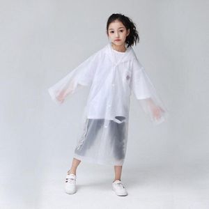 Kinderkleding Mode Effen Kleuren Regenjassen Waterdicht Anti-Regen/Sneeuw Regen Jassen Voor Childs Jongens en Meisjes Uitloper jassen