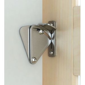 DIYHD schuur deurslot roestvrijstalen schuur deur klink black schuur deurslot voor schuifdeuren schuur deur