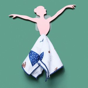 Creatieve Ballet Meisje Haken Huis Schoonmaken Rag Haak Muur Hanger Badkamer Accessoires Keuken Gadgets Sleutel Haak Decoratieve Haken