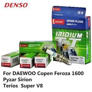 4/Stuk Denso Auto Bougie Voor Daewoo Copen Feroza 1600 Pyzar Sirion Terios Super V8 Iridium Platina IK20TT