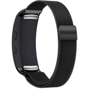 Milanese Magnetische Lus Rvs Horloge Band + Connector Metalen Adapter Voor Samsung Gear Fit 2 Pro/Gear Fit2 band