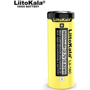 4-40 Pcs Liitokala Lii-16C 18500 1600 Mah 3A 3.7V / 4.2V Oplaadbare Lithium Ion Batterij Voor juicer/Zaklamp