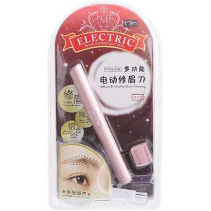 Vrouwen Elektrische Wenkbrauw Trimmer Beveiliging Ontharing Eye Brow Epilator Mini Shaper Scheerapparaat Pijnloos Scheermes Gezichtshaar Remover