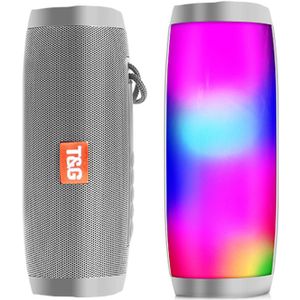 Krachtige Draagbare Luidsprekers Bluetooth Luidspreker Kolom Draadloze Speaker Met Led Nachtlampje Tf Card Fm Radio Boombox Ingebouwde Microfoon