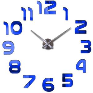 Klok Horloge Wandklokken Horloge 3D Diy Acryl Spiegel Stickers Home Decoratie Woonkamer Quartz Naald Klok