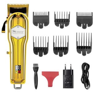 Draadloze Krachtige Tondeuse Led Display Professionele Tondeuse Voor Mannen Haar Snijder Haar Snijmachine Kapsel Verstelbare