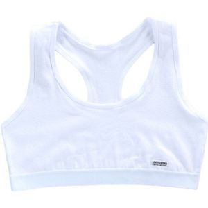 7-14Y Neww Meisje Beha Tiener Crop Top Ondergoed Vest Racerback Puberteit Sport Training Bras Brief Streetwear Tube Top jaar