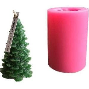 Diy 3D Kerstboom Decoratie Siliconen Kaars Mal Vorm Handgemaakte Hars Klei Ambachten Kaars Mal Voor Kaars Macking