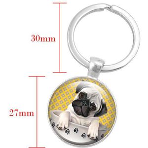 Liefde Hond Acryl Zwarte Labrador Sleutelhanger Baby Dier Mode Niet 3D Sleutelhangers Mens Chain Ring Voor Vrouwen Meisjes Sleutelhanger minnaar