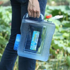 12L Capaciteit Draagbare Water Emmer Met Kraan Zuiver Water Tank Container Voor Outdoor Voertuig Wandelen Camping Picknick