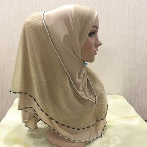 Dromiya Effen Sjaal Vrouwen Moslim Een Stuk Amira Hijab Islamitische Hijaabs Head Cover Wrap Shawl Niqab Zachte Hoofddoek Arabische Khimar
