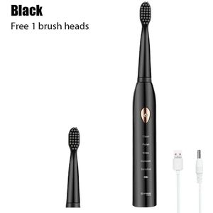 Ultra Sonic Sonic Elektrische Tandenborstel Oplaadbare Tand Borstels Wasbaar Elektronische Whitening Tanden Borstel Volwassen Timer Borstel