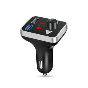 Usb Aux Bluetooth Fm-zender MP3 Speler Handsfree Car Kit 3.1A Dual Usb Charger Power Adapter Tf Card Play Voor auto Dvr Radio