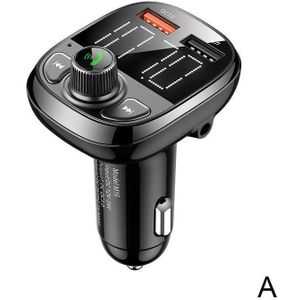 Fm Transmitter Aux Bluetooth 5.0 Dual Usb Car Charger Wireless Handsfree Car Kit Fm Radio Adapter Support Tf Card