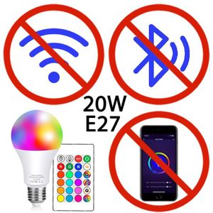 Dimbare Modi 10W Wifi Smart Bluetooth Gloeilamp E27 B22 Led Rgb Lamp Alexa/Google Home Tuya Leven app Dimbare Warm Wit Lamp