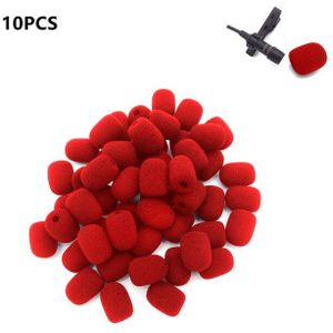 10Pcs 20Mm Mini Headset Microfoon Spons Foam Hoge Elasticiteit Duurzaam Zachte Voorruit Vervanging Mic Cover Headset Microfoon