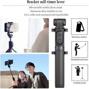 Xiaomi Mi Draagbare 3.0 Selfie Stok Uitschuifbare Monopod Stand Draadloze Statief Stok Houder Voor Mobiele Telefoon