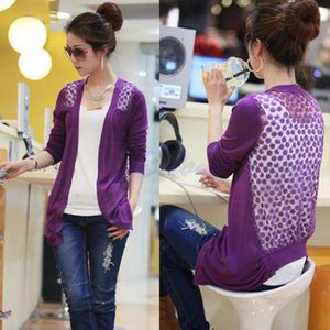 Sweet Candy Lace Haak Knit Blouse Top Coat Vest Shirt Trui