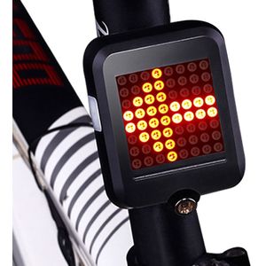 Fiets Achter Achterlicht Automatische Richting Indicator USB Oplaadbare Fietsen MTB Outdoor Bike Veiligheidswaarschuwing Richtingaanwijzers Licht