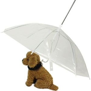 Teddy Poedel Kleine Hond Toonaangevende Paraplu Lopen De Honden Reizen Out Hond Waterdichte Poncho