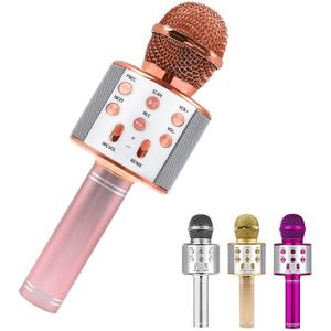 Bluetooth Karaoke Microfoon Draadloze Microfoon Professio Speaker Handheld Microfone Speler Zingen Recorder Mic