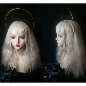 Vrouwen Celestial Metallic Maan Luna Heks Gothic Halloween Queen Fancy Kostuum Party Tiara Kroon Hair Head Band Hoofdband