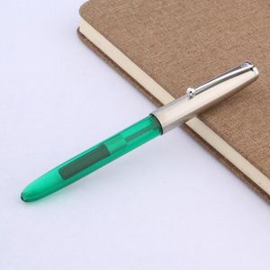 Luxe Jinhao 51-A Vulpen Klassieke Schrijven Retro Plastic Transparante Financiën Nib Pen Briefpapier Kantoorbenodigdheden